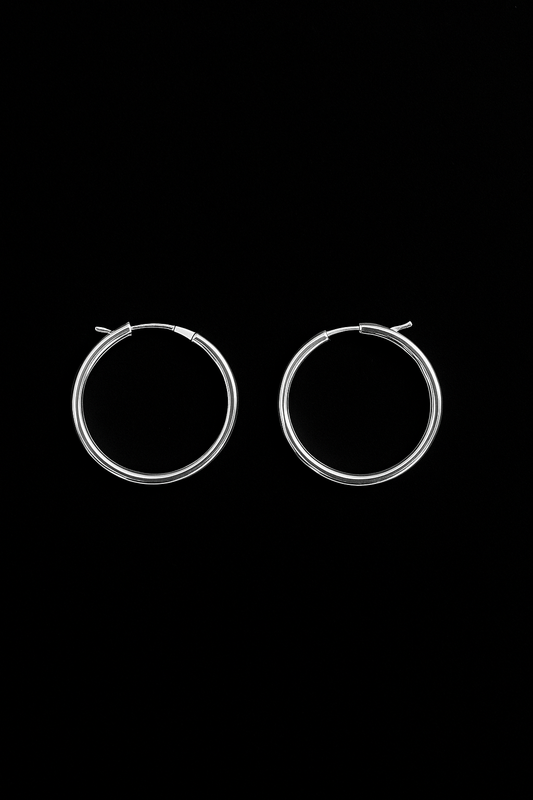 Inti Loop – Small Silver Hoops