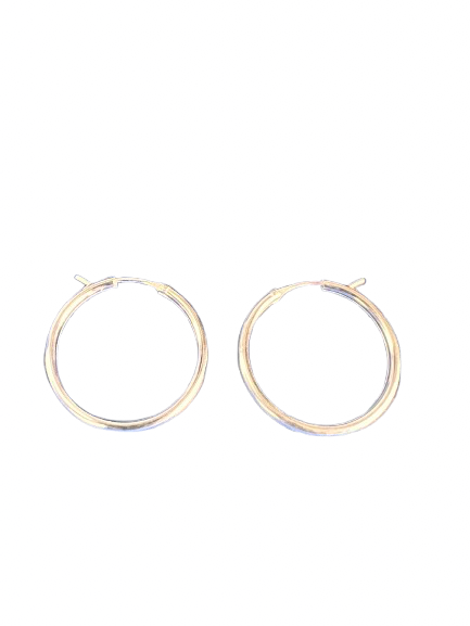 Inti Loop – Small Silver Hoops
